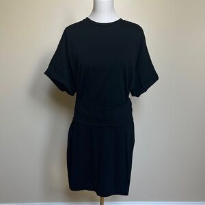Rebecca Minkoff Black Casual TShirt Mini Dress With Bow